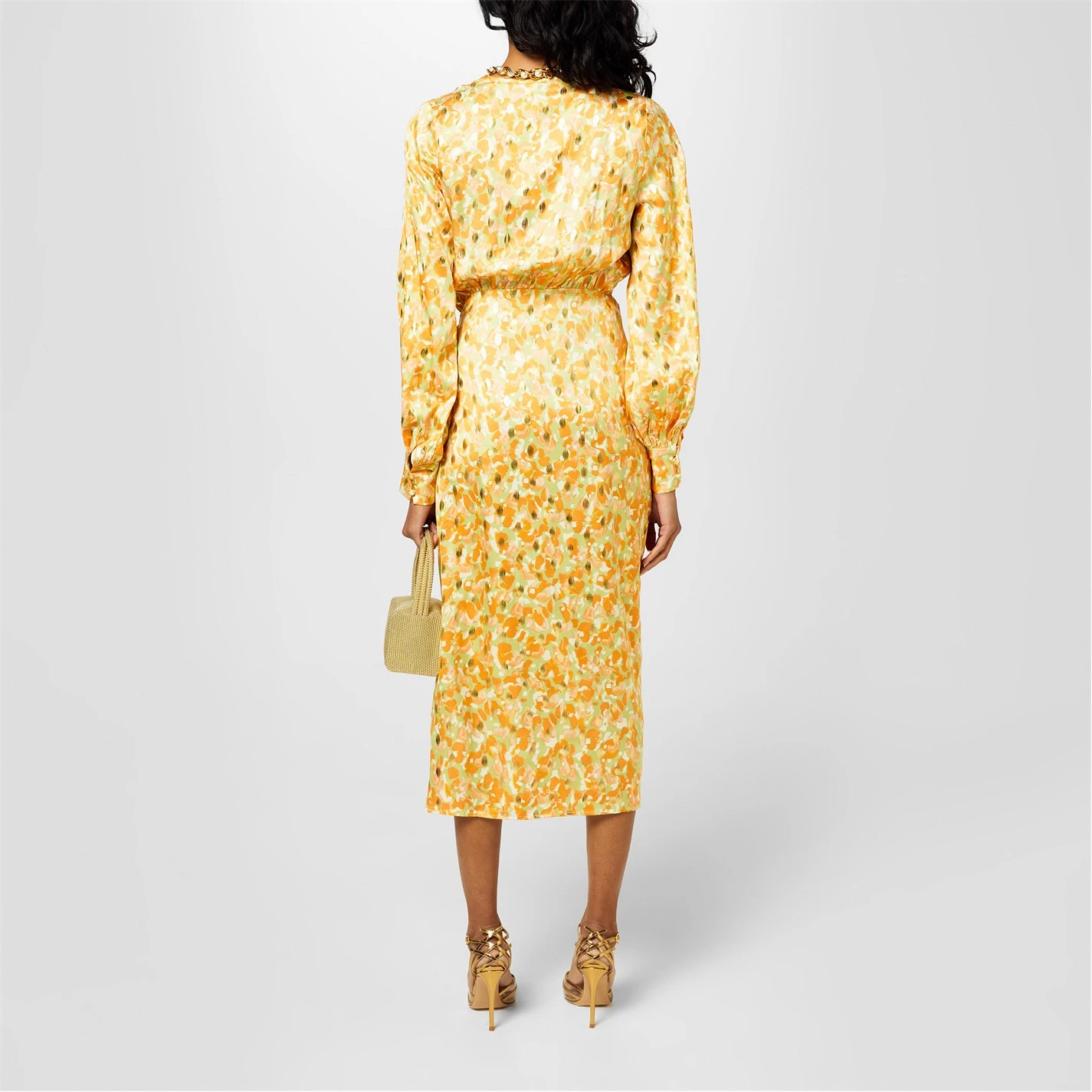 NEVER FULLY DRESSED Gold Fleck Midi Vienna Dress 5 NEVER FULLY DRESSED Gold Fleck Midi Vienna Dress - Image 3