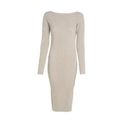 Calvin Klein ICONIC RIB OPEN BACK DRESS