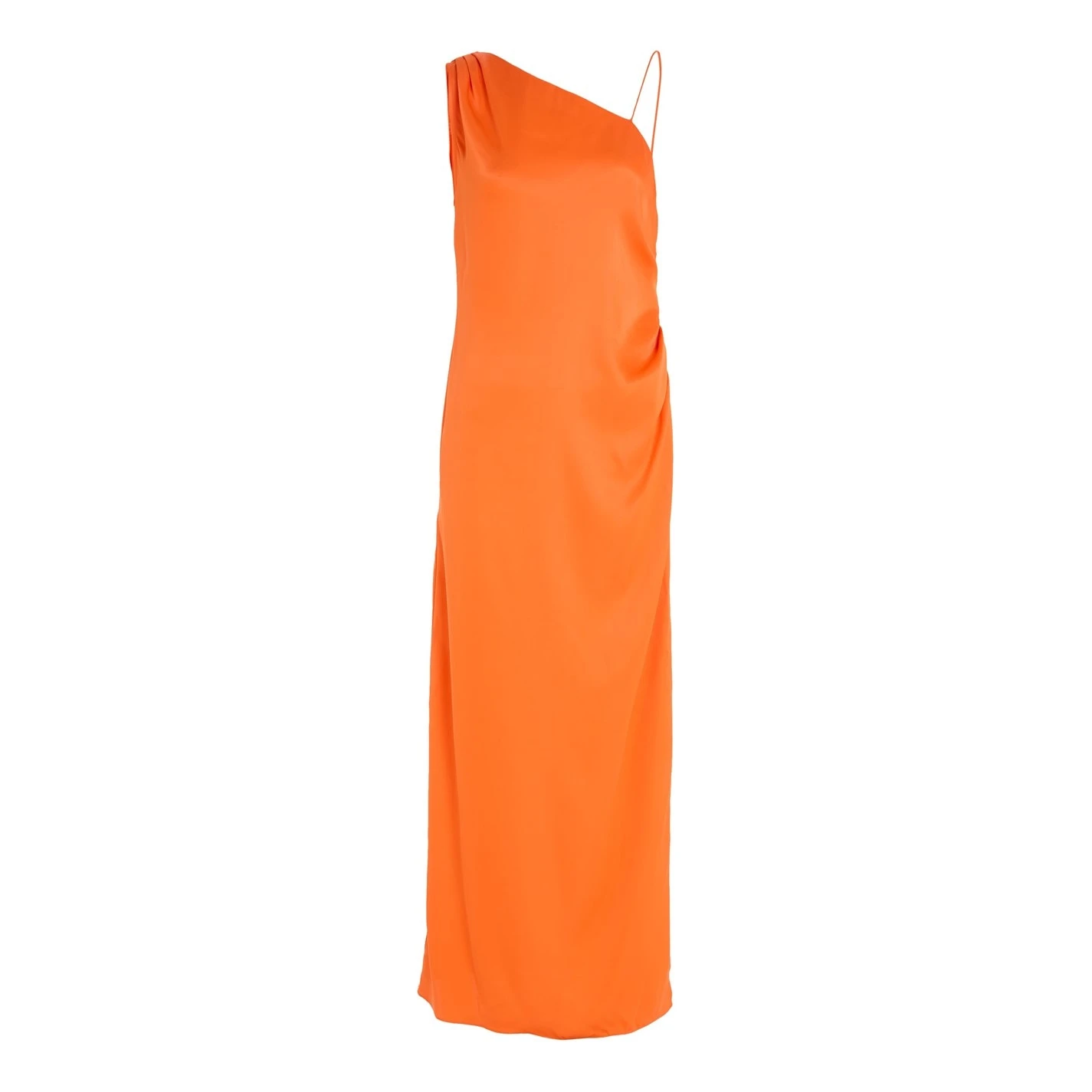 Calvin Klein Asymmetric Open Back Midi Dress