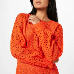 MICHAEL Michael Kors Eyelet Dress -Deals Pristine Chic Store 97101012 xxl a3